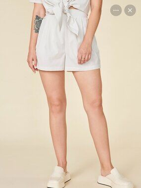 Wayre Travel Pocket Slow Short - Stone Gingham - Size XS
